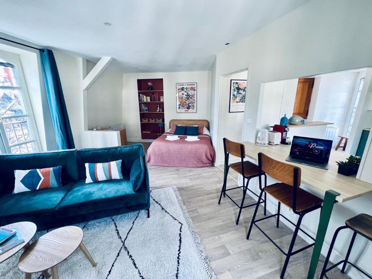 Studio Remigny, Hyper Centre Ville De Nevers, Style "Appart-Hotel" By Primo C0Nciergerie Bagian luar foto